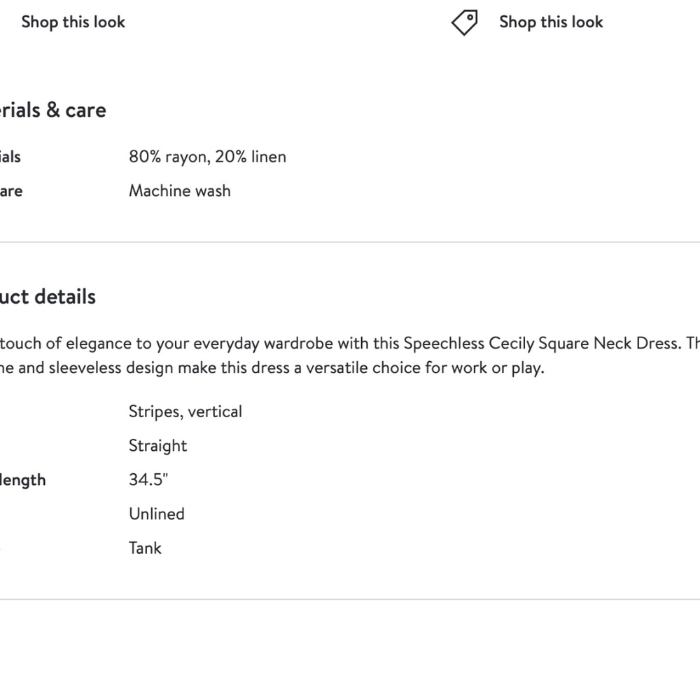 NWOT Speechless dress - Picture 11 of 11